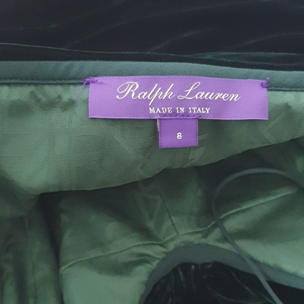 Ralph Lauren Purple Label Niles Strapless Velvet Evening Dress - Picture 6 of 12